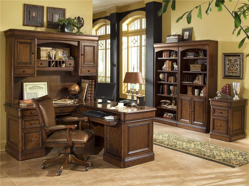 Villa tuscano return on sale desk with hutch